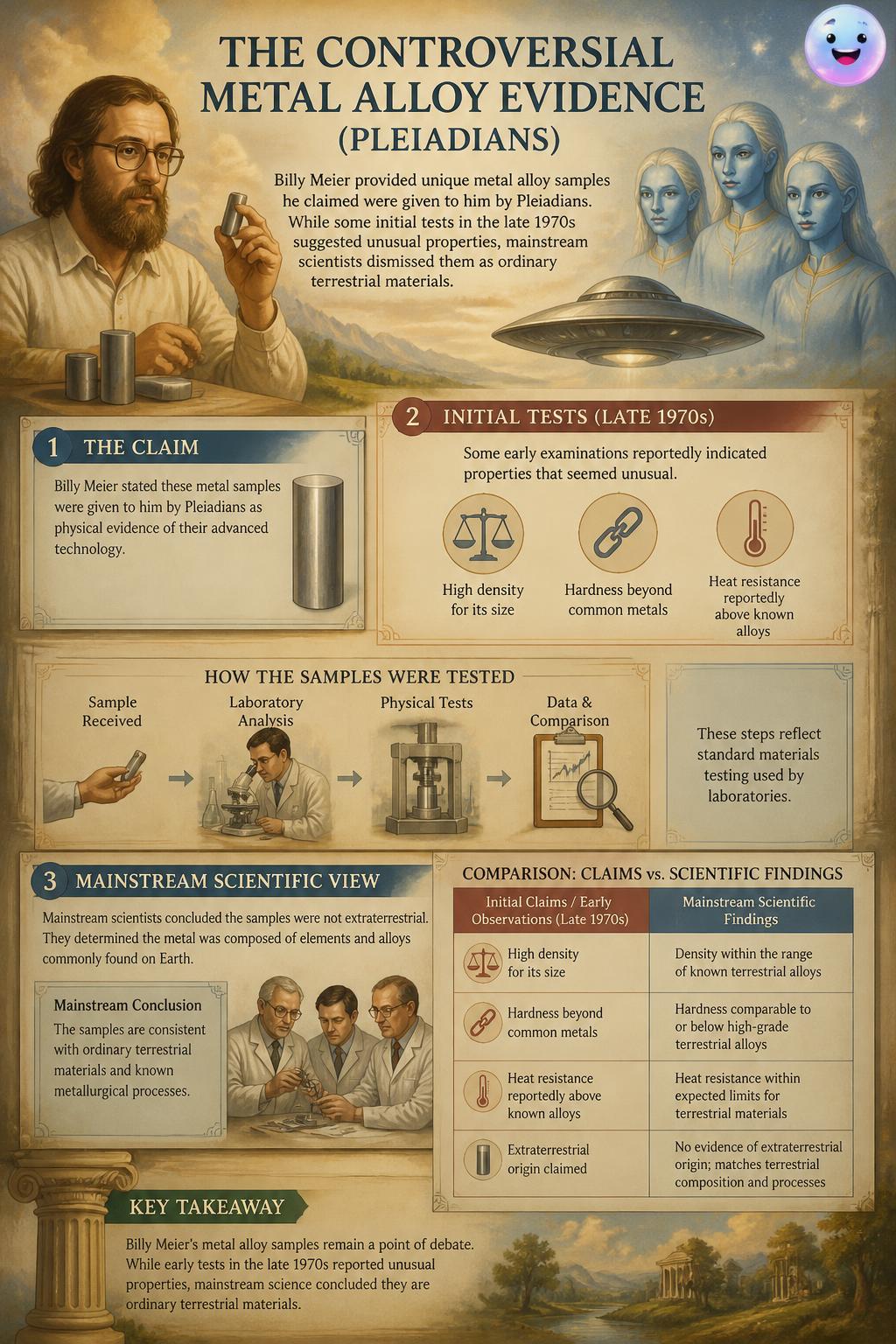 The controversial metal alloy evidence