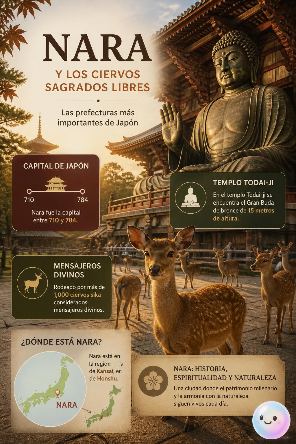Nara y los ciervos sagrados libres