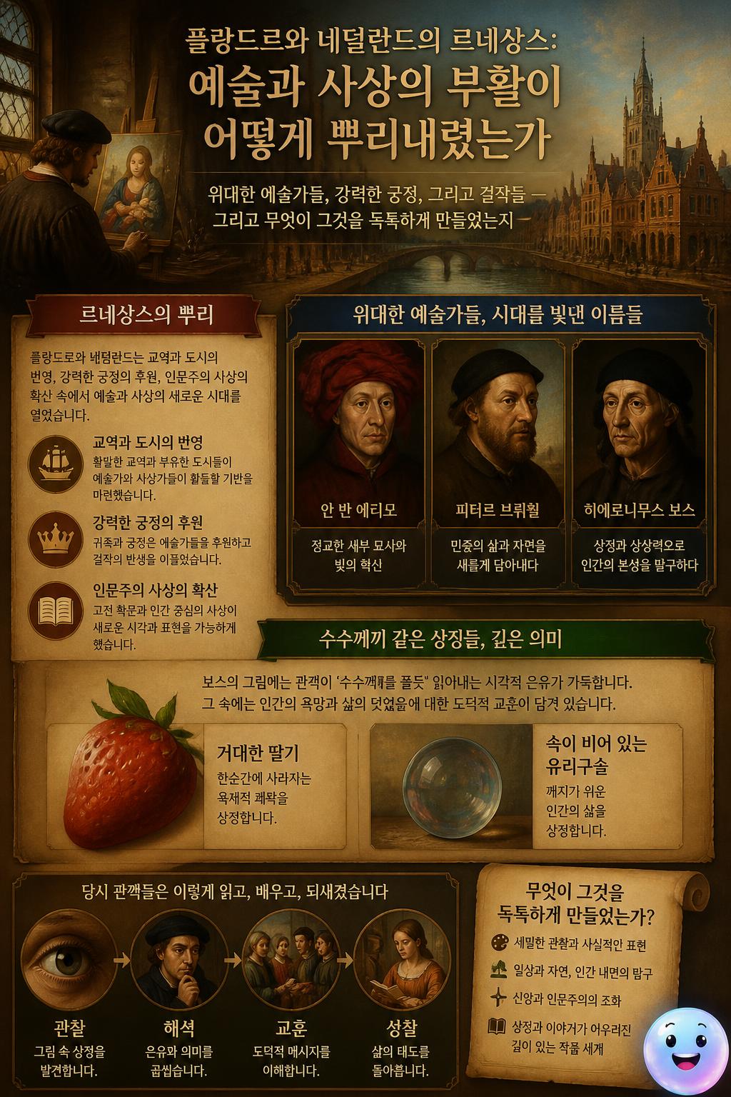 그림 속에 숨겨진 수수께끼 같은 상징물들
