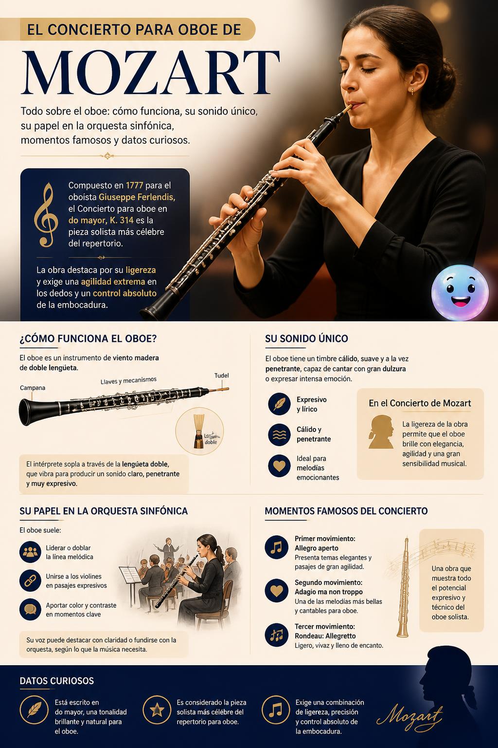 El concierto para oboe de Mozart