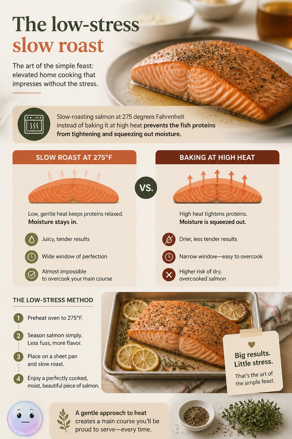 The low-stress slow roast