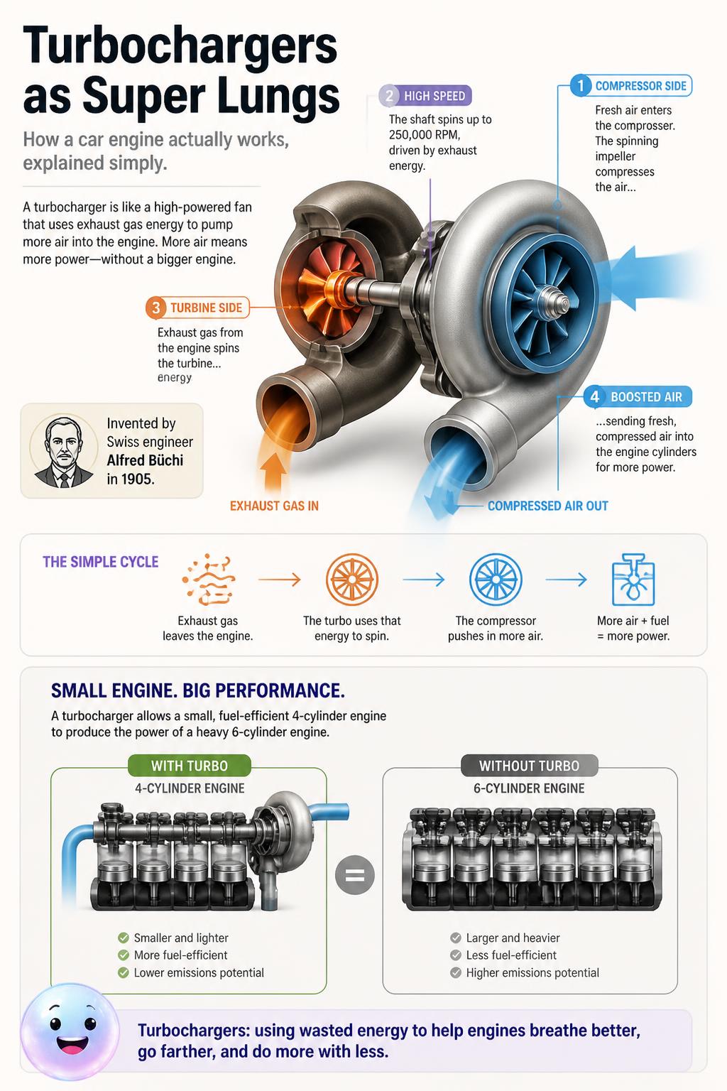 Turbochargers as super lungs