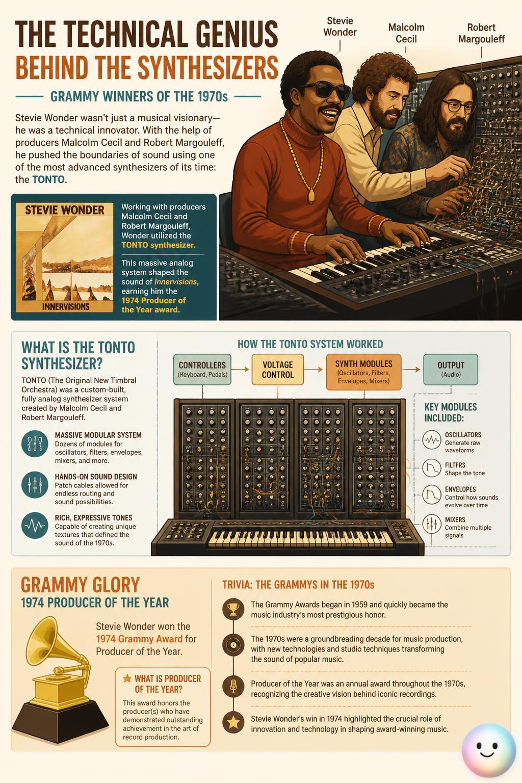 The technical genius behind the synthesizers