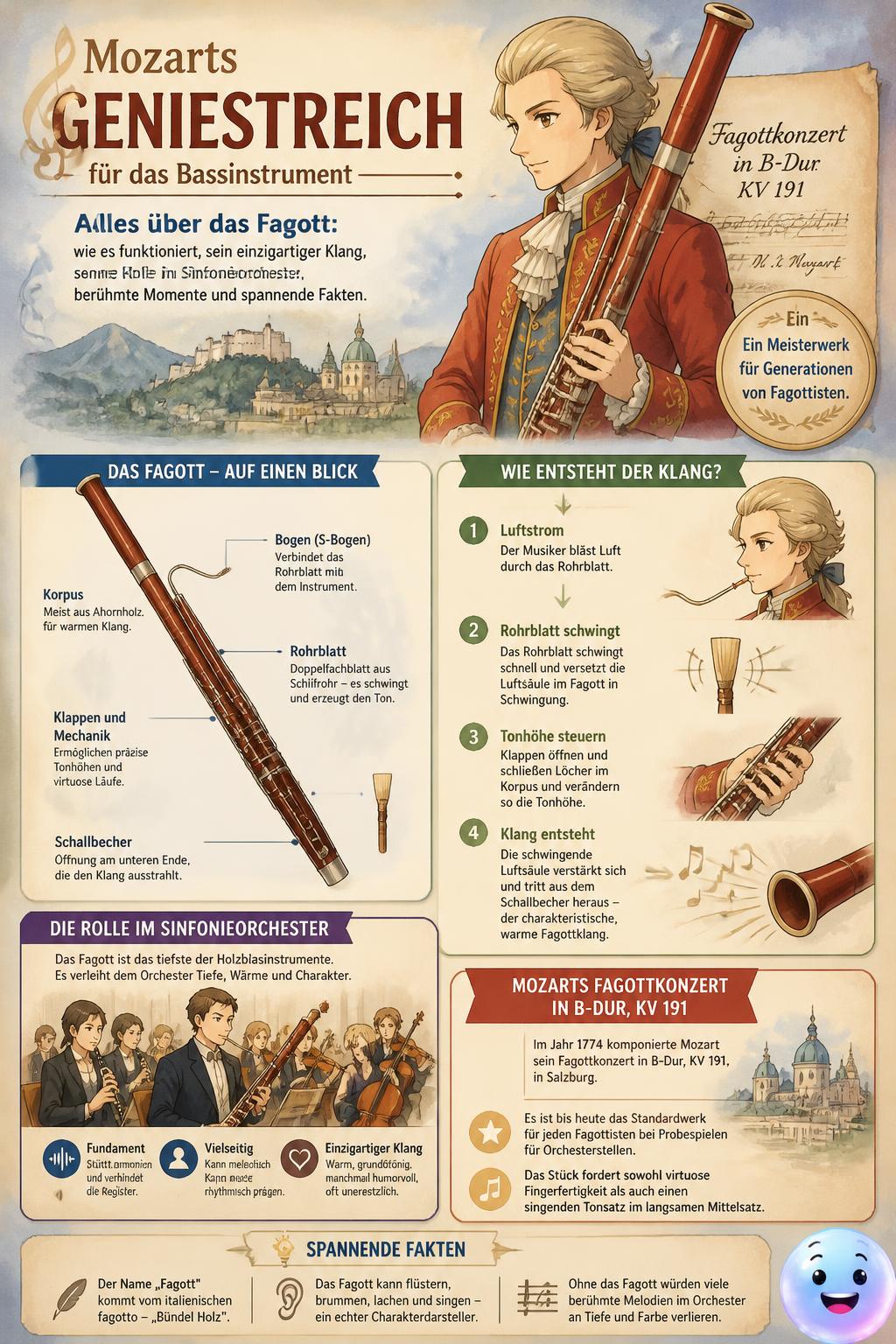 Mozarts Geniestreich für das Bassinstrument