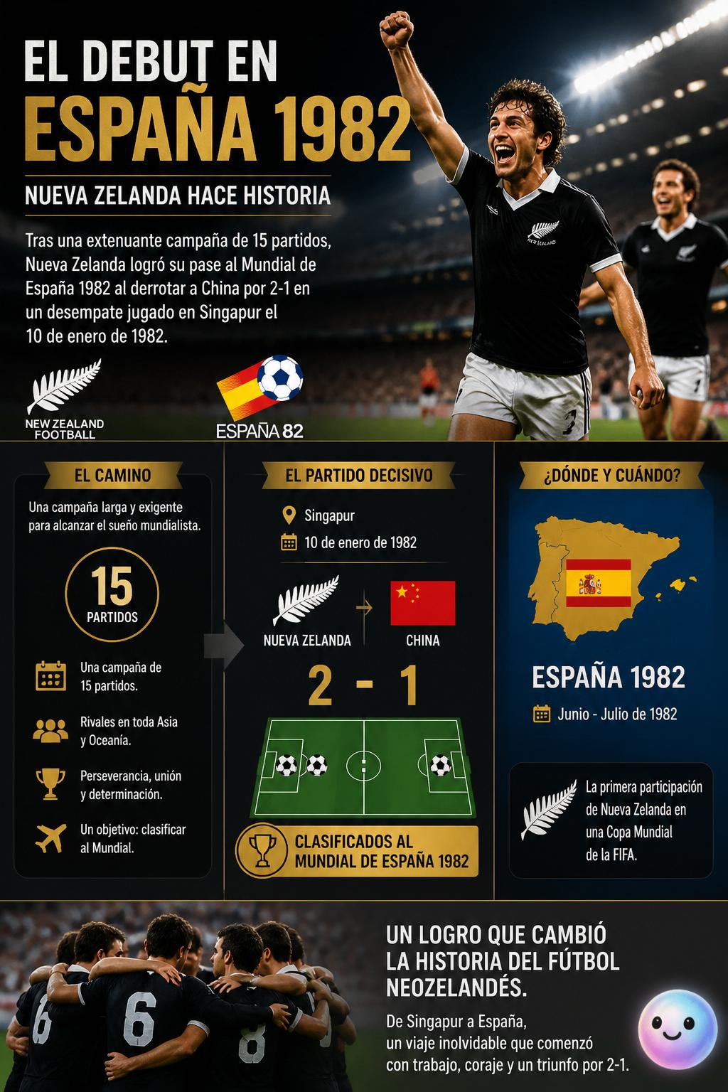 El debut en España 1982