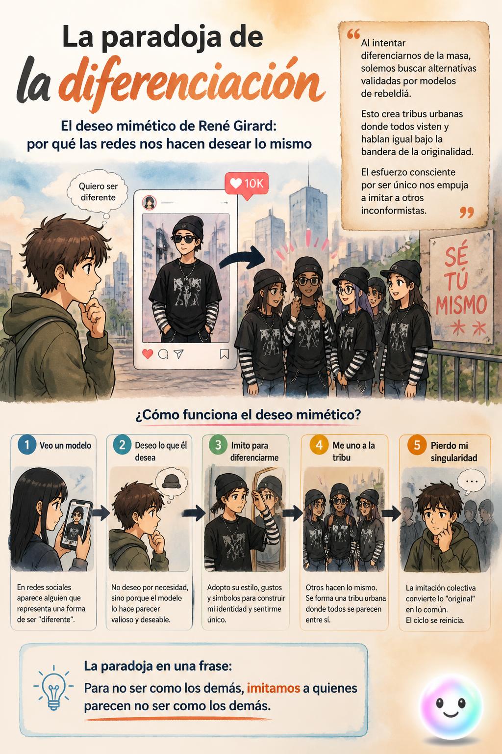 La paradoja de la diferenciación