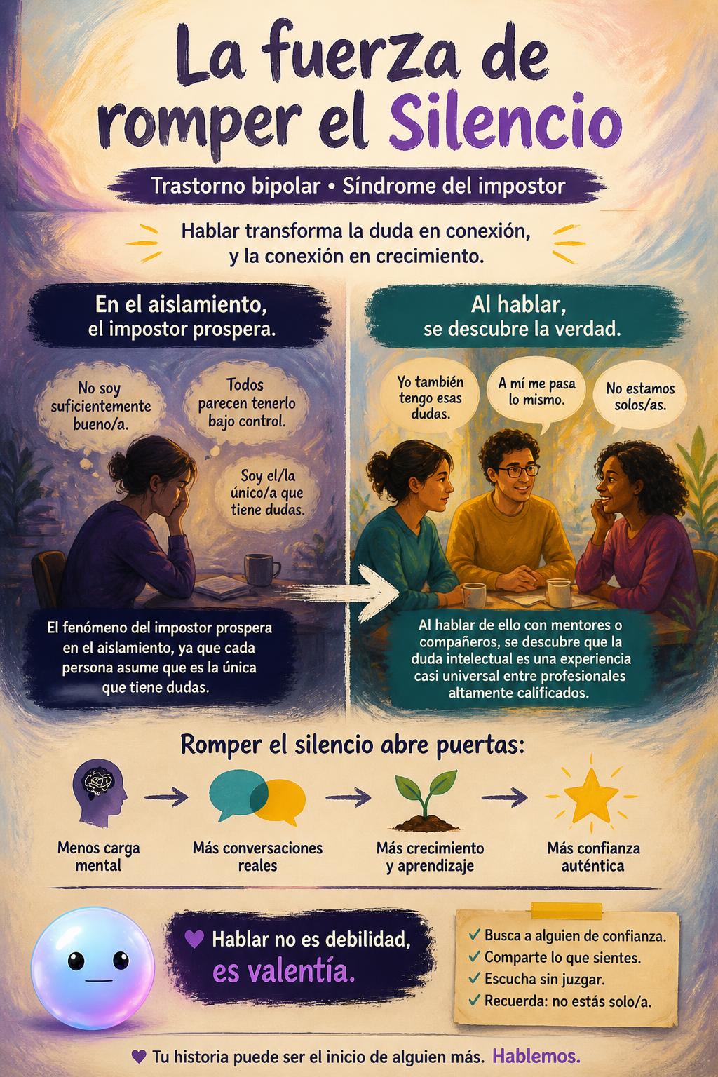 La fuerza de romper el silencio