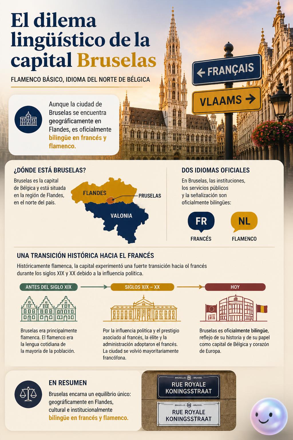 El dilema lingüístico de la capital Bruselas