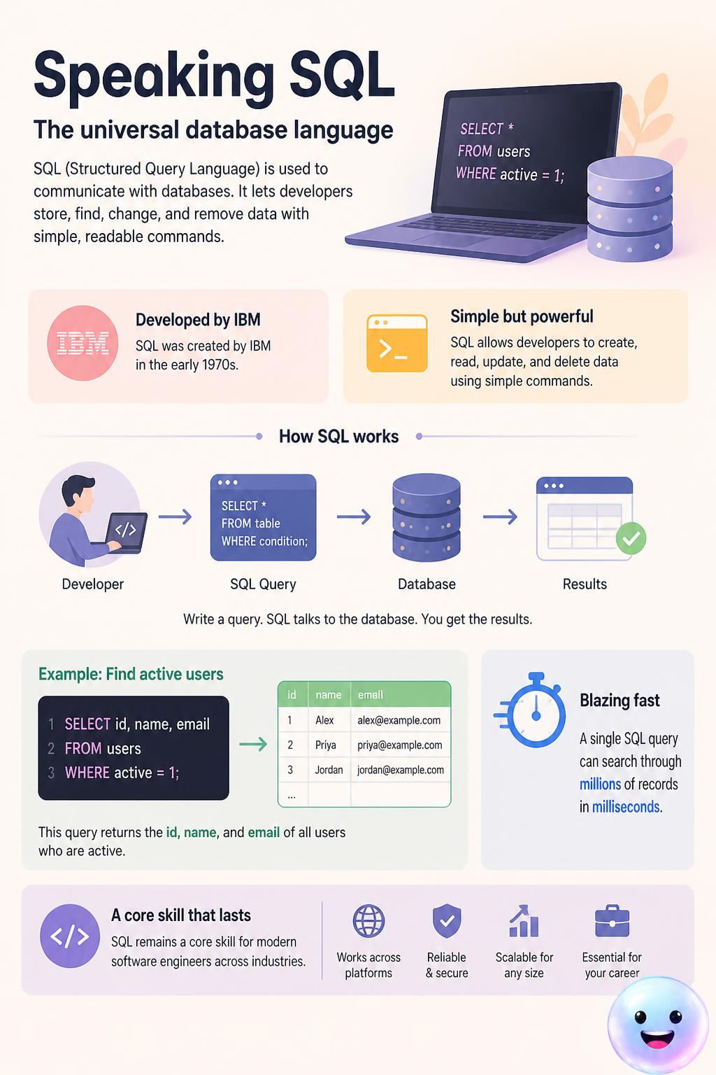 Speaking SQL: The universal database language