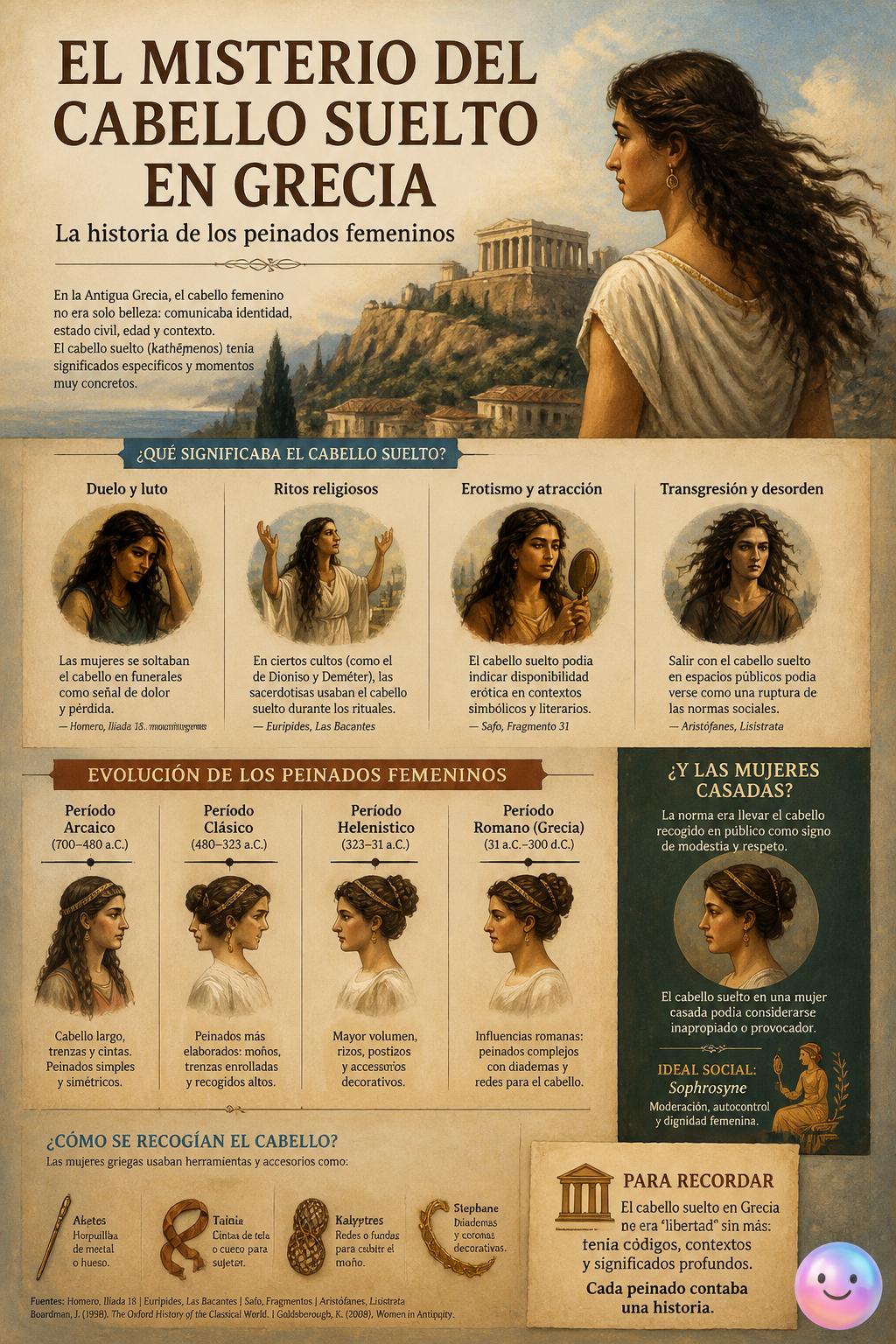 El misterio del cabello suelto en Grecia