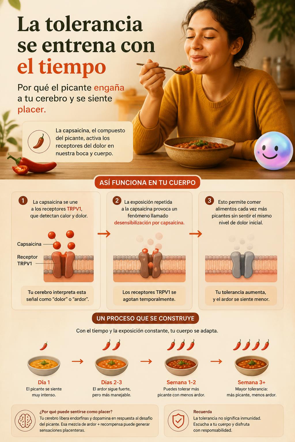 La tolerancia se entrena con el tiempo