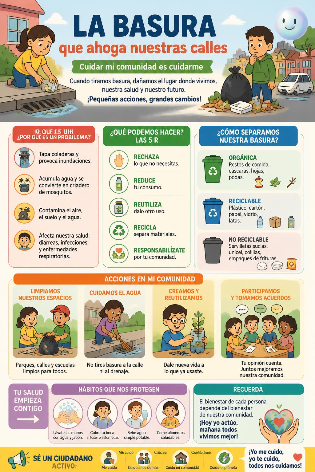 La basura que ahoga nuestras calles