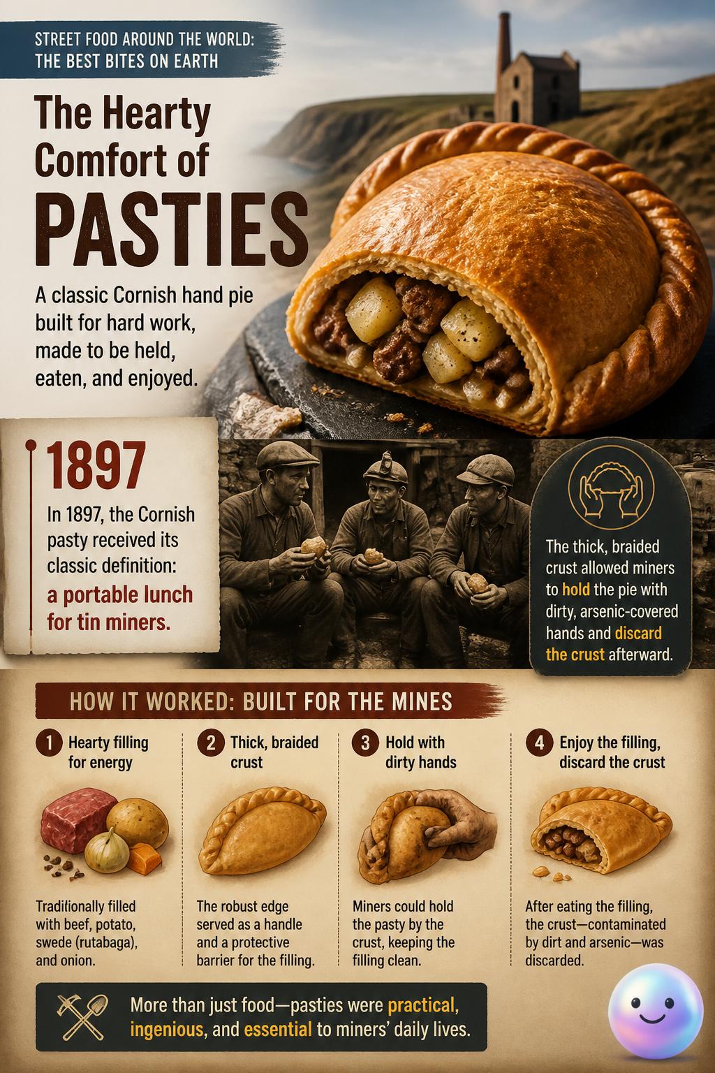 The hearty comfort of pasties