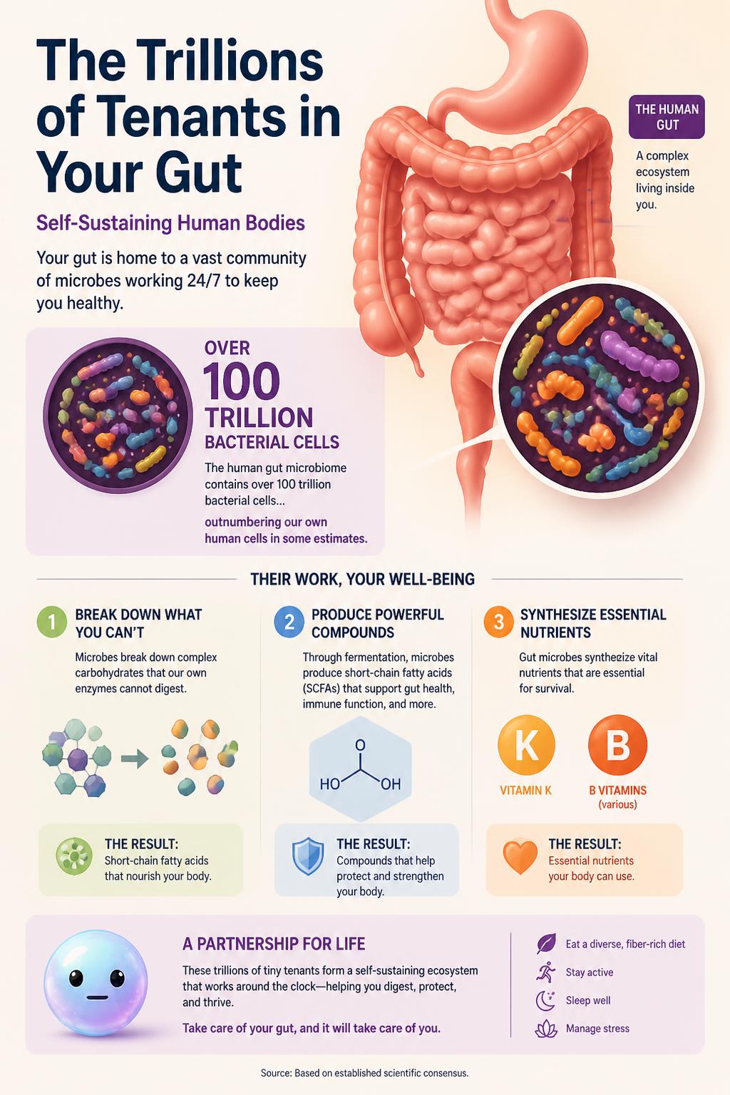 The trillions of tenants in your gut