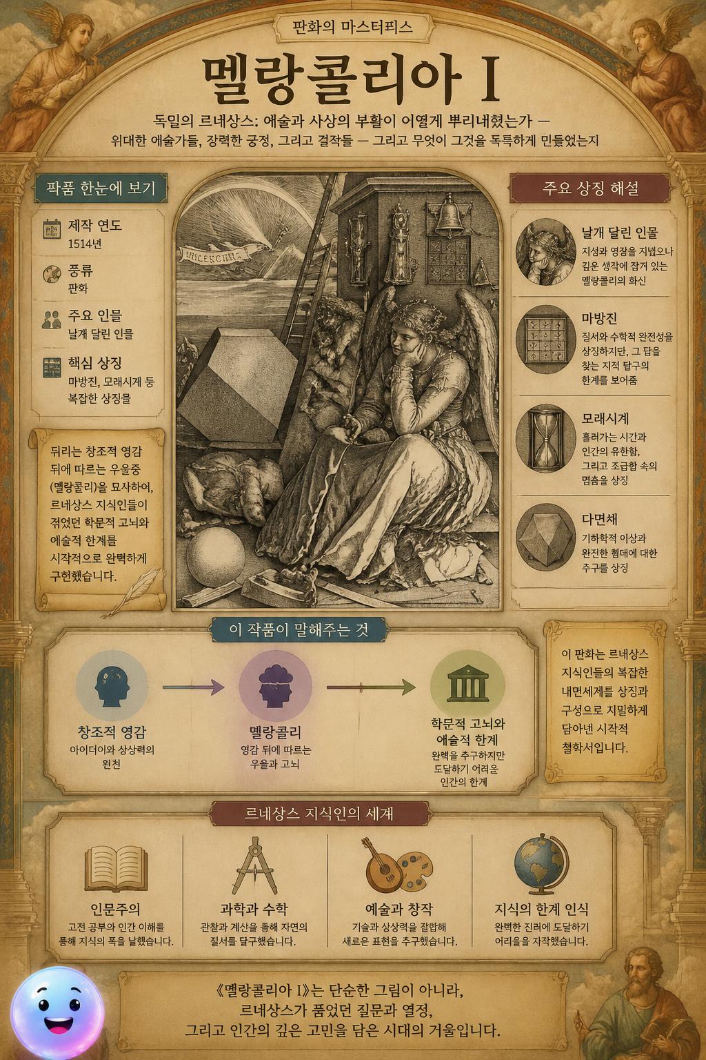 판화의 마스터피스 멜랑콜리아 I