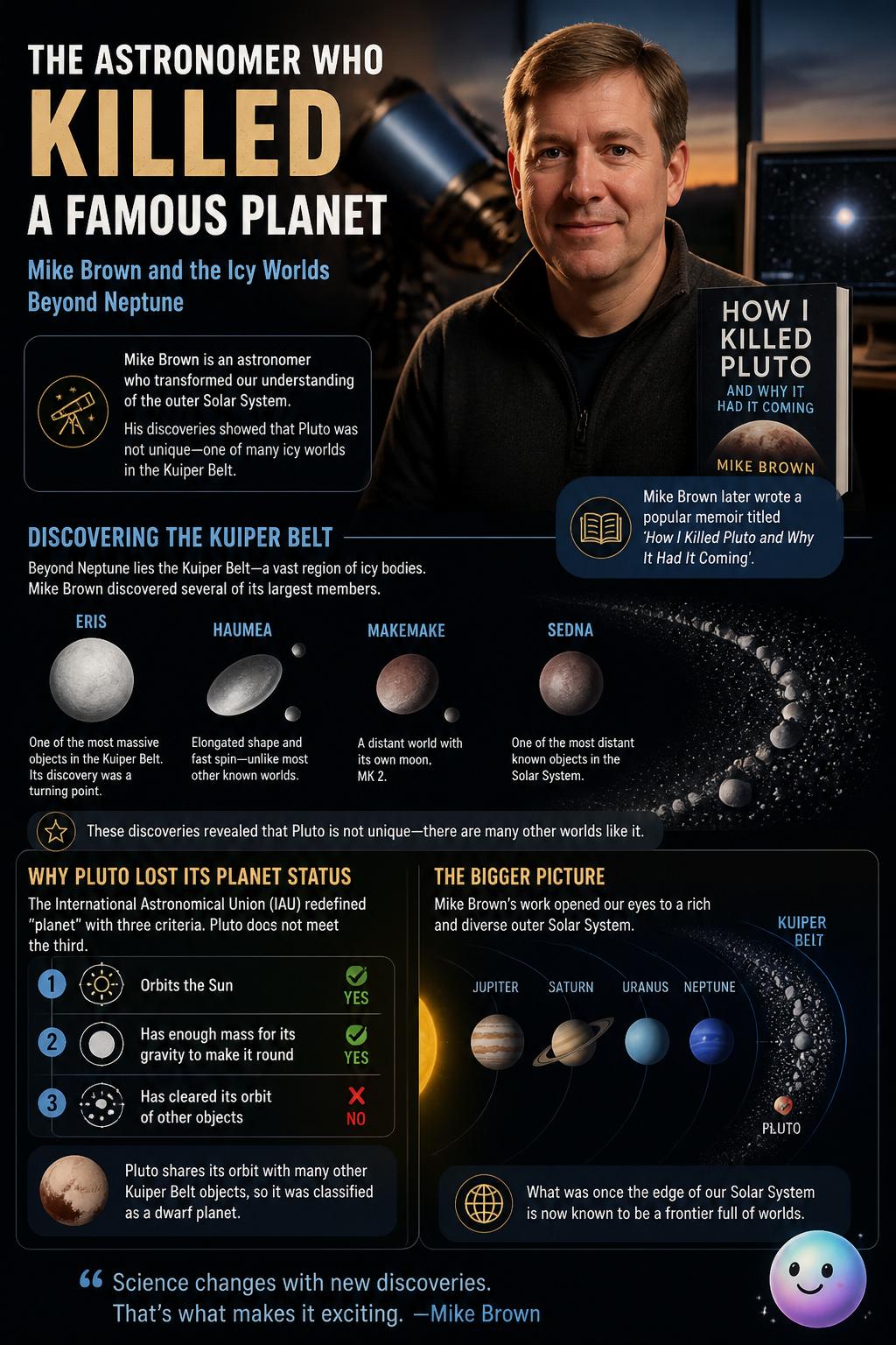 The astronomer who killed a famous planet