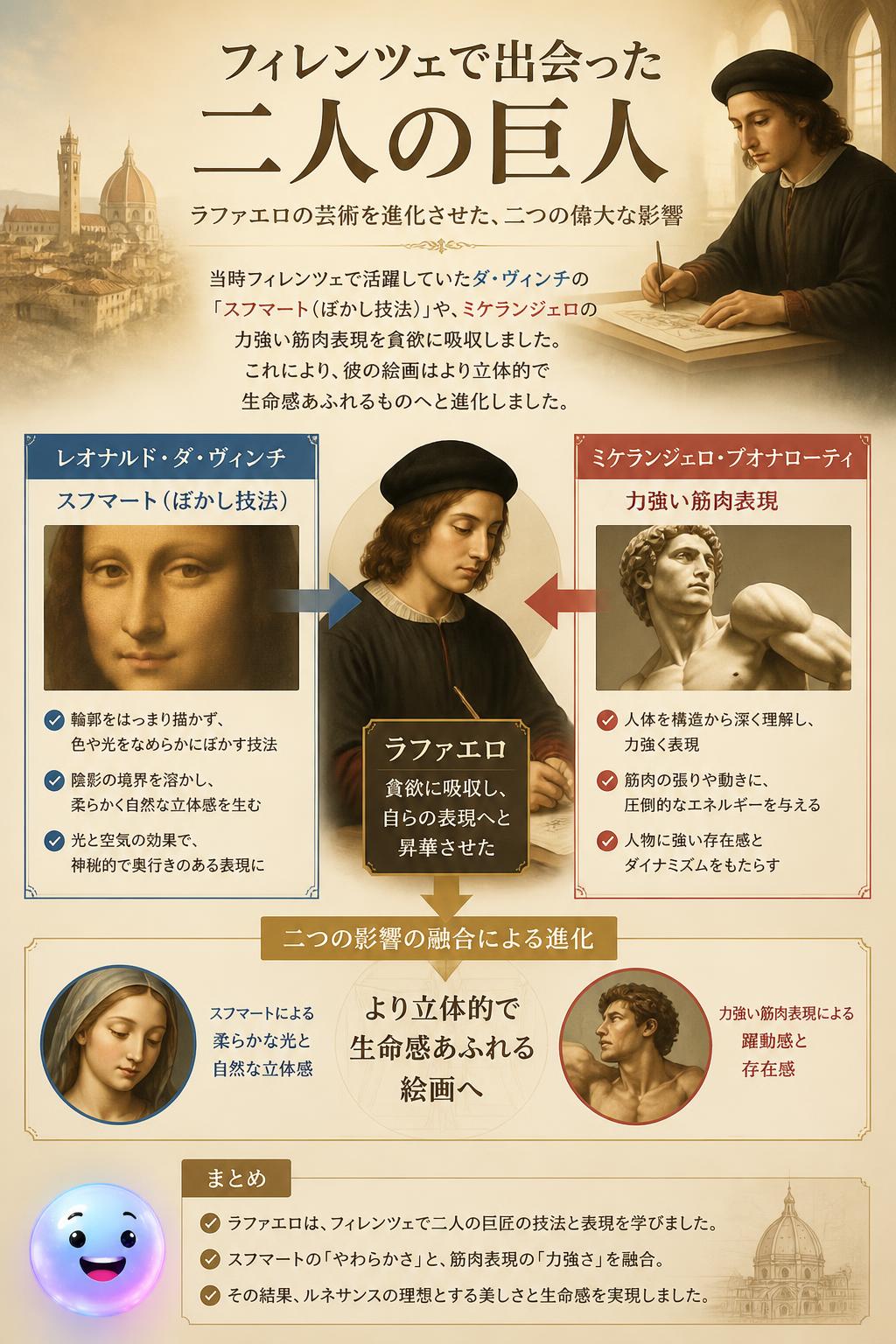 フィレンツェで出会った二人の巨人