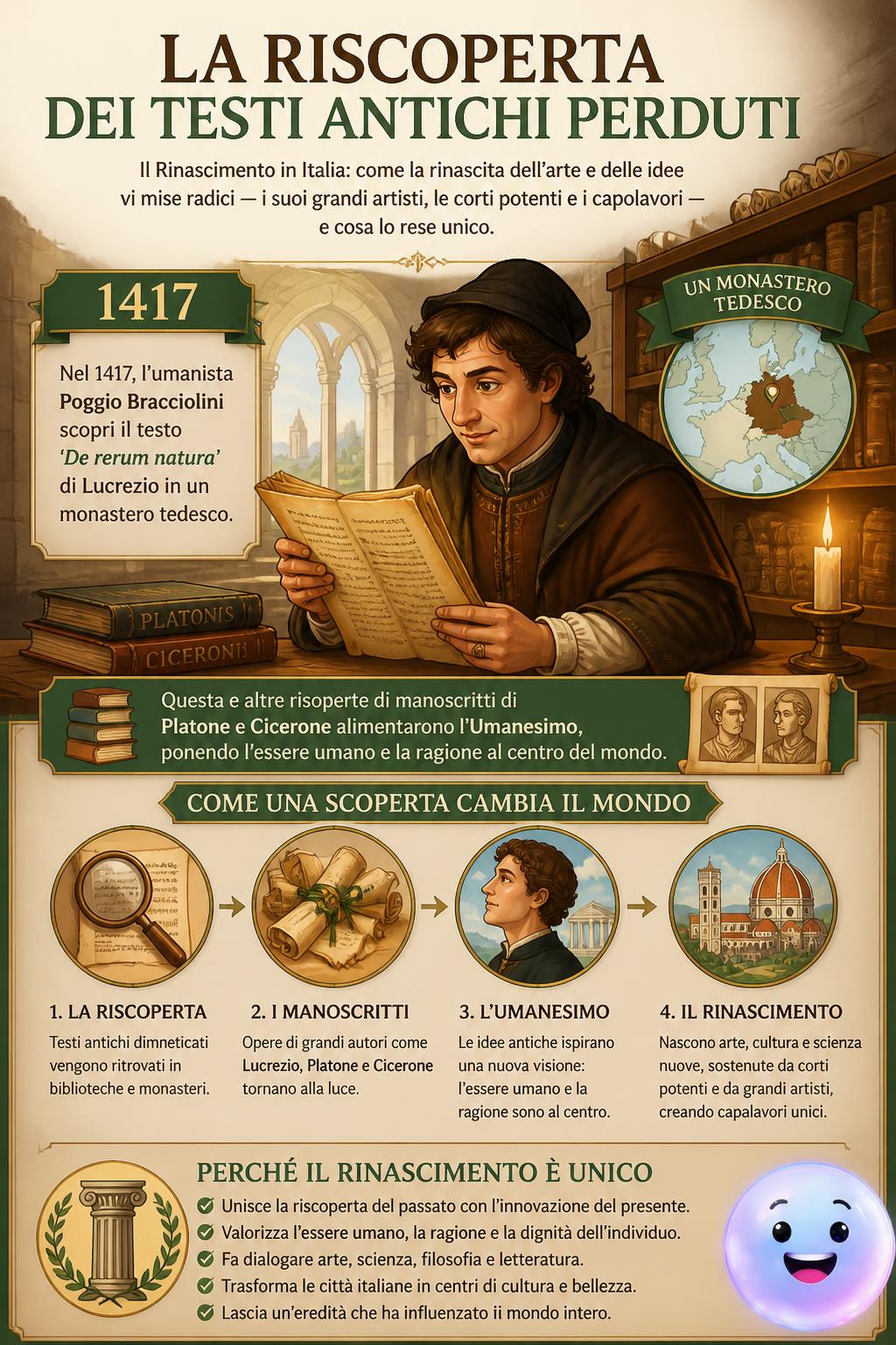 Testi antichi perduti: la riscoperta nel Rinascimento