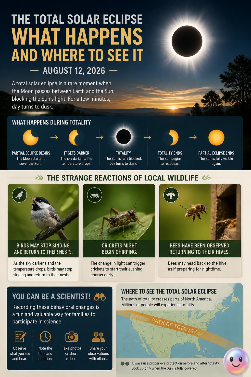 The strange reactions of local wildlife