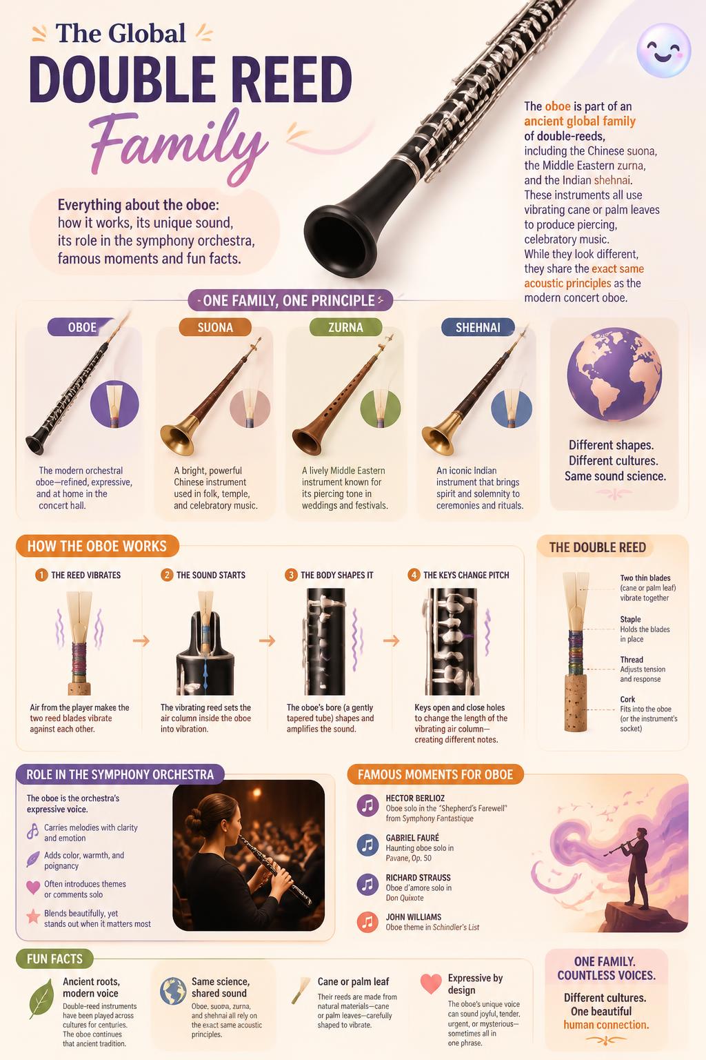 The global double reed family