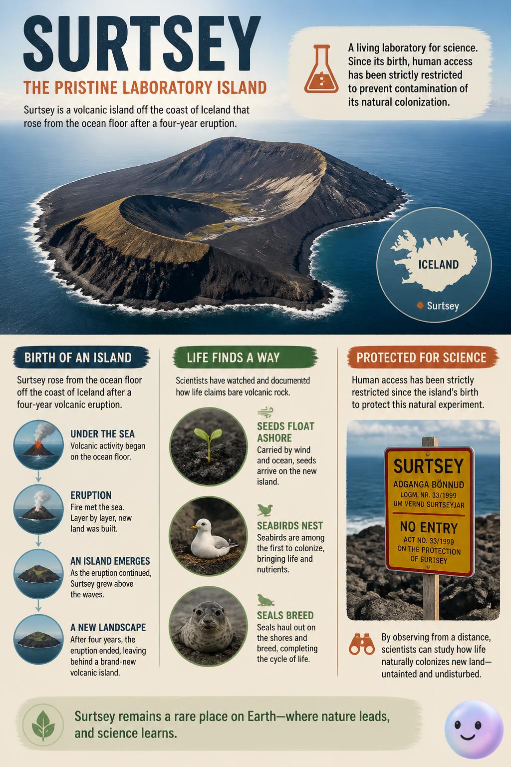 Surtsey, the pristine laboratory island