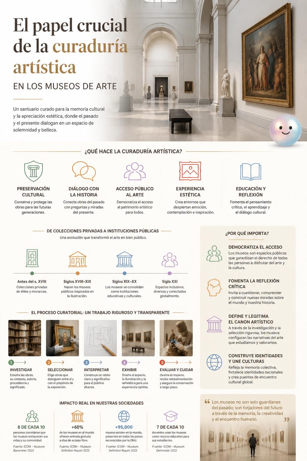 El papel crucial de la curaduría artística