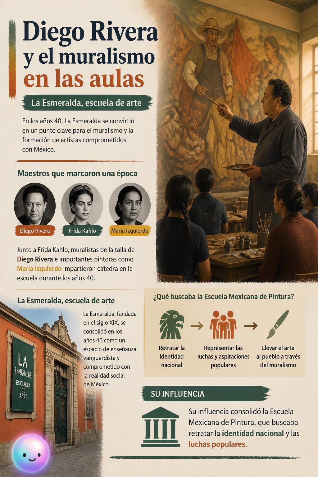 Diego Rivera y el muralismo en las aulas