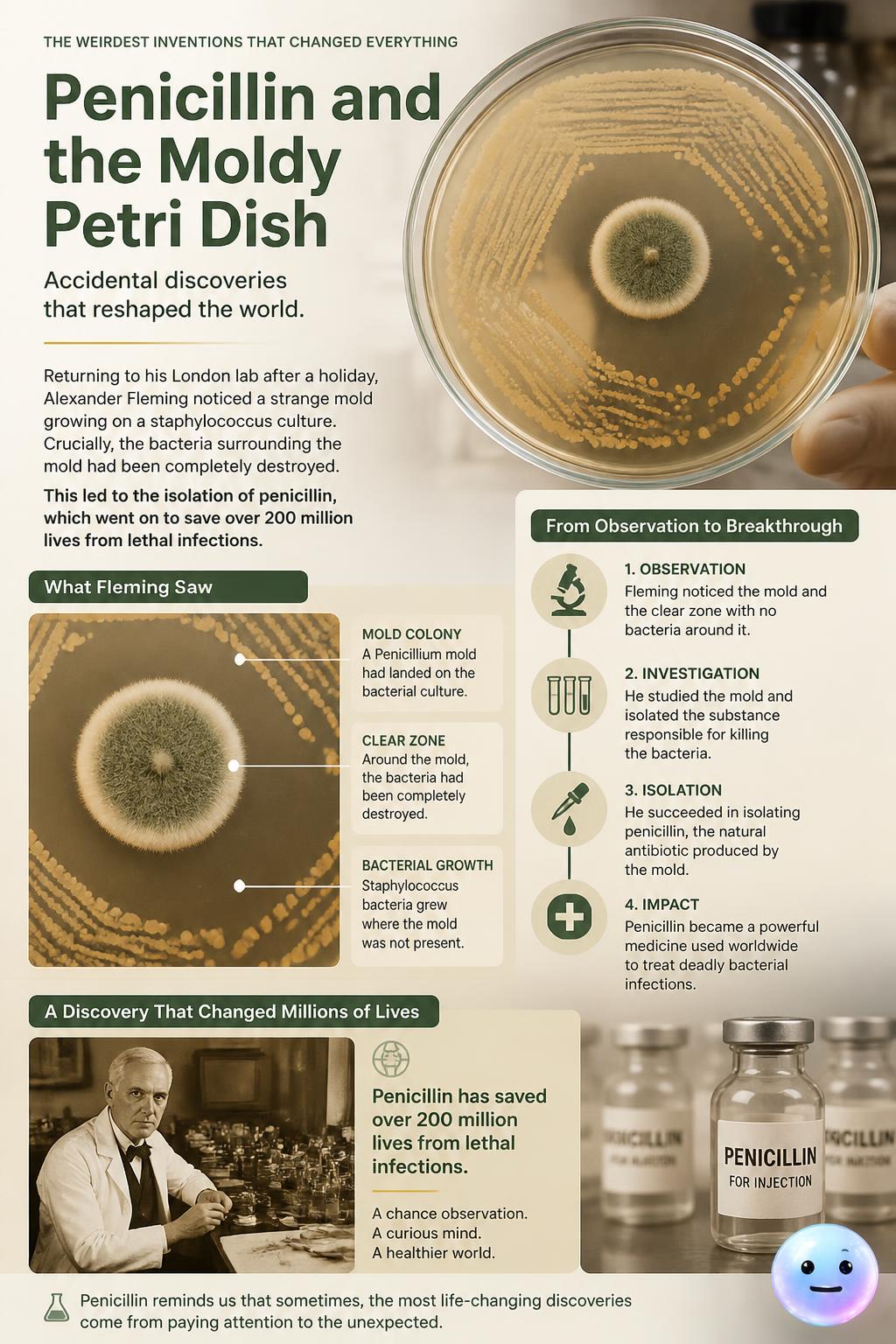 Penicillin and the moldy petri dish
