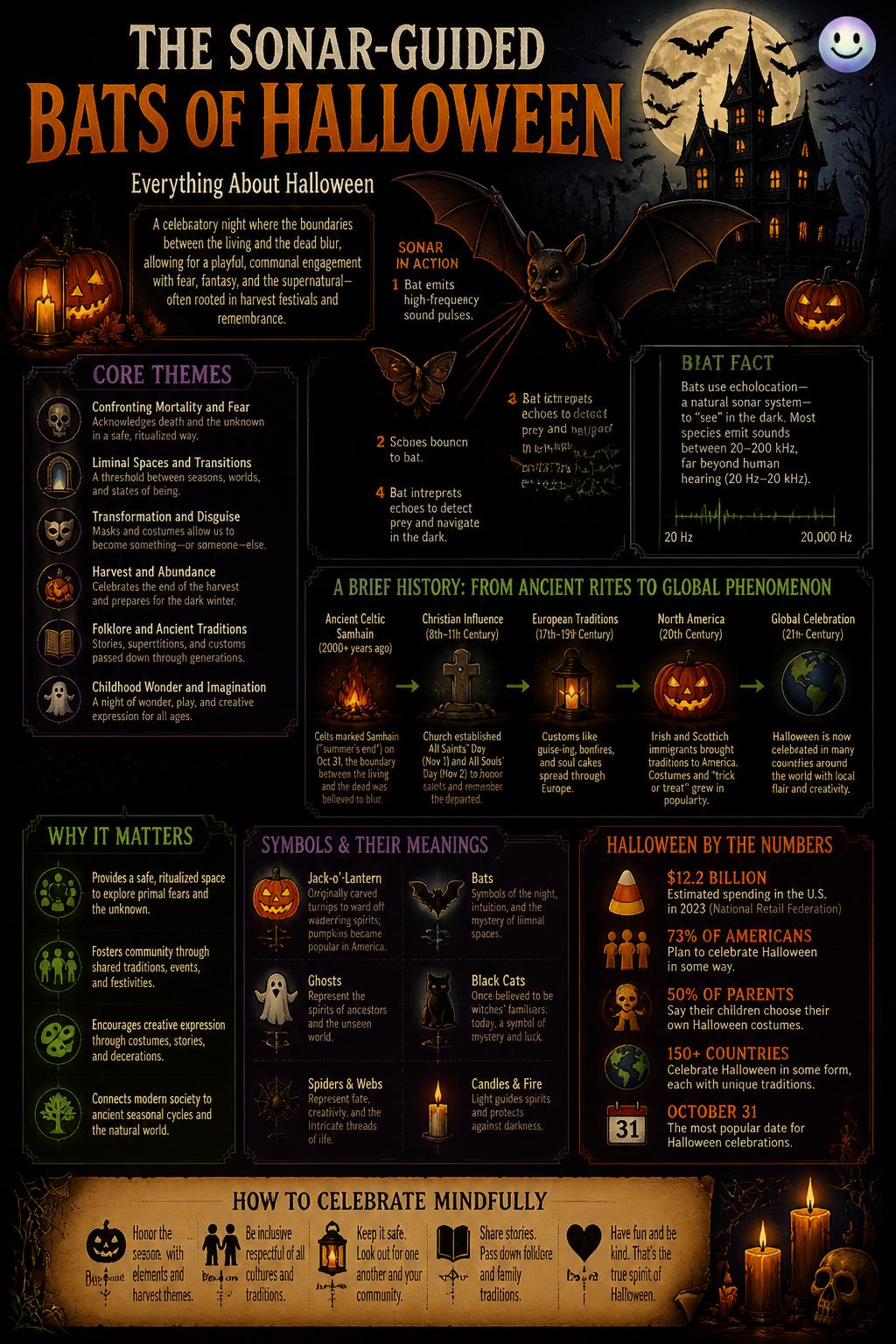 The sonar-guided bats of Halloween