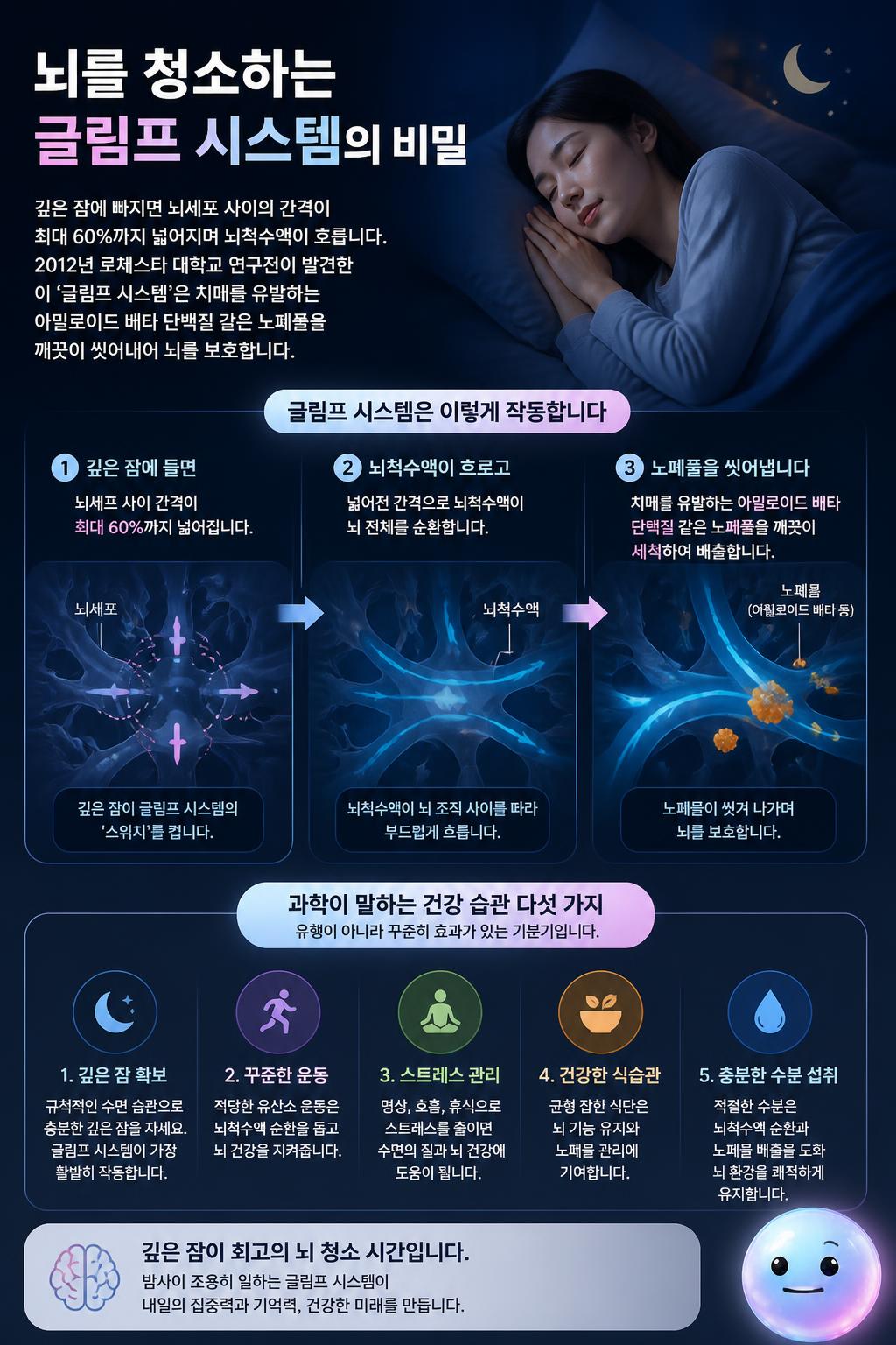 뇌를 청소하는 글림프 시스템의 비밀