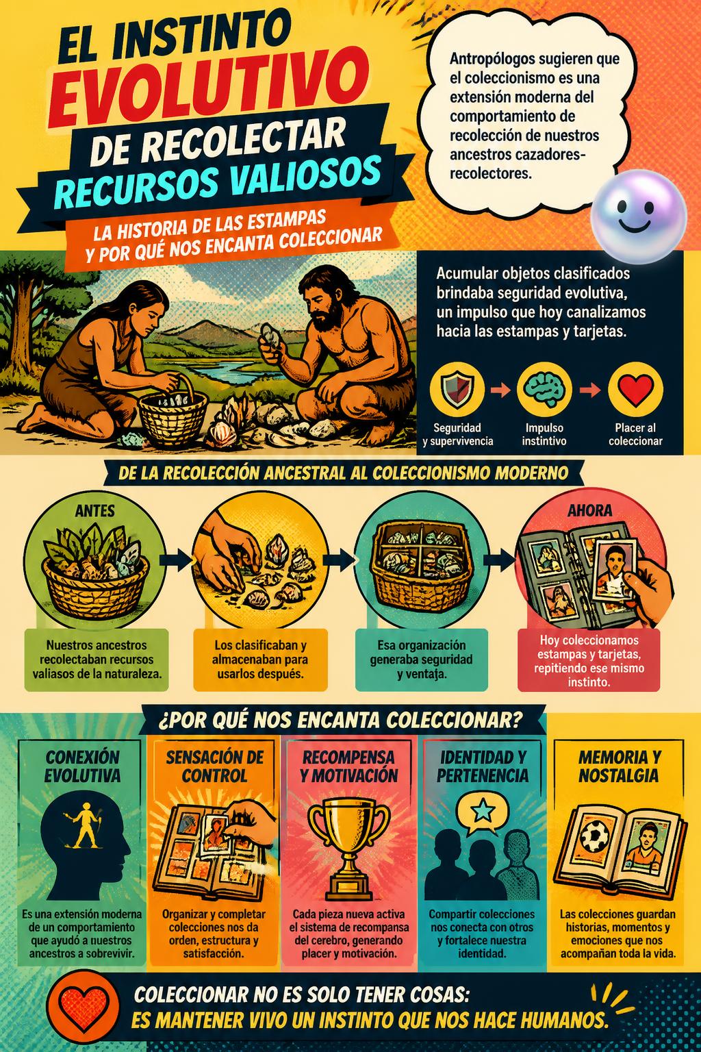 El instinto evolutivo de recolectar recursos valiosos