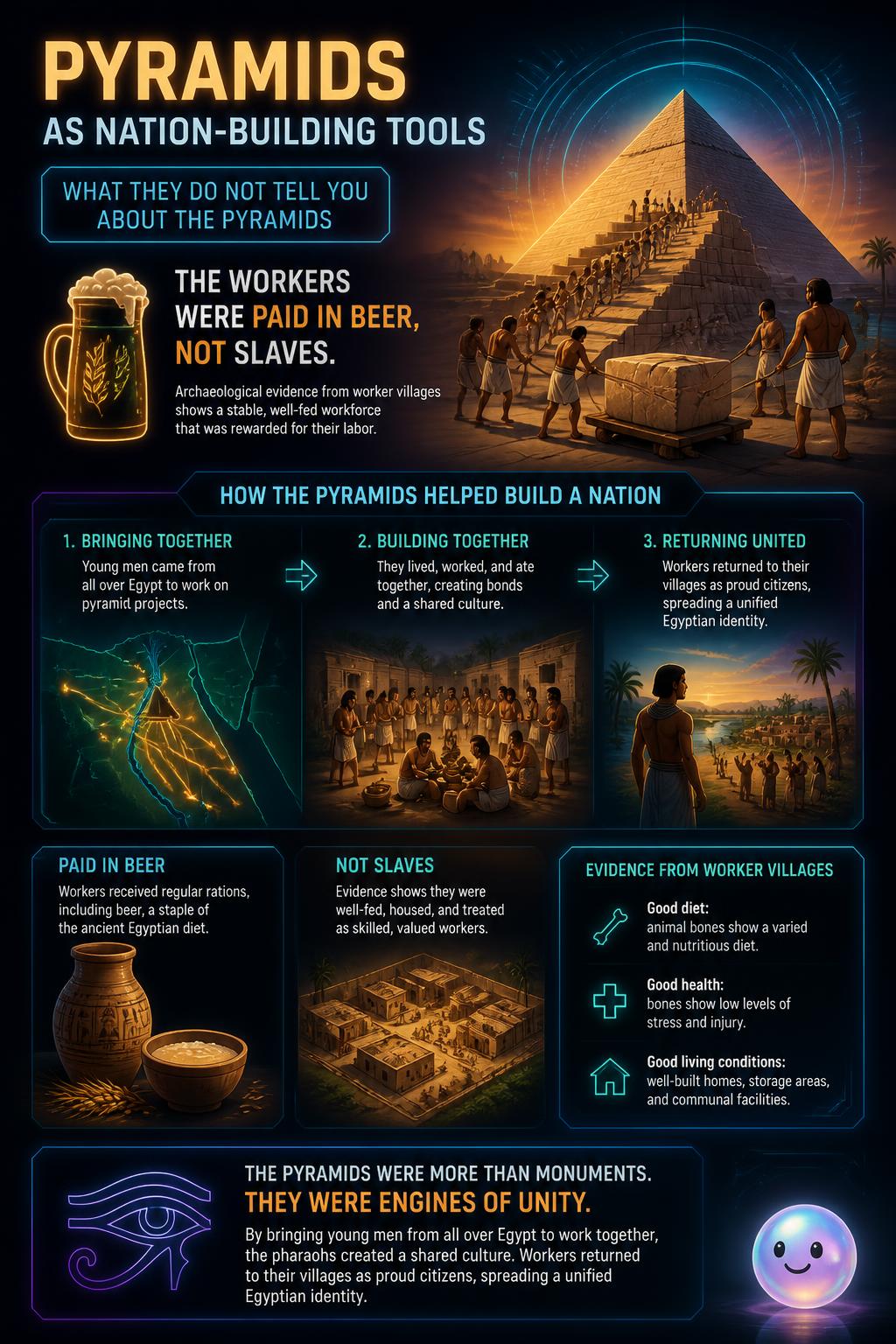 Pyramids as nation-building tools