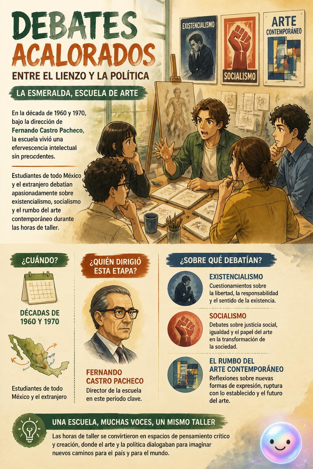 Debates acalorados entre el lienzo y la política