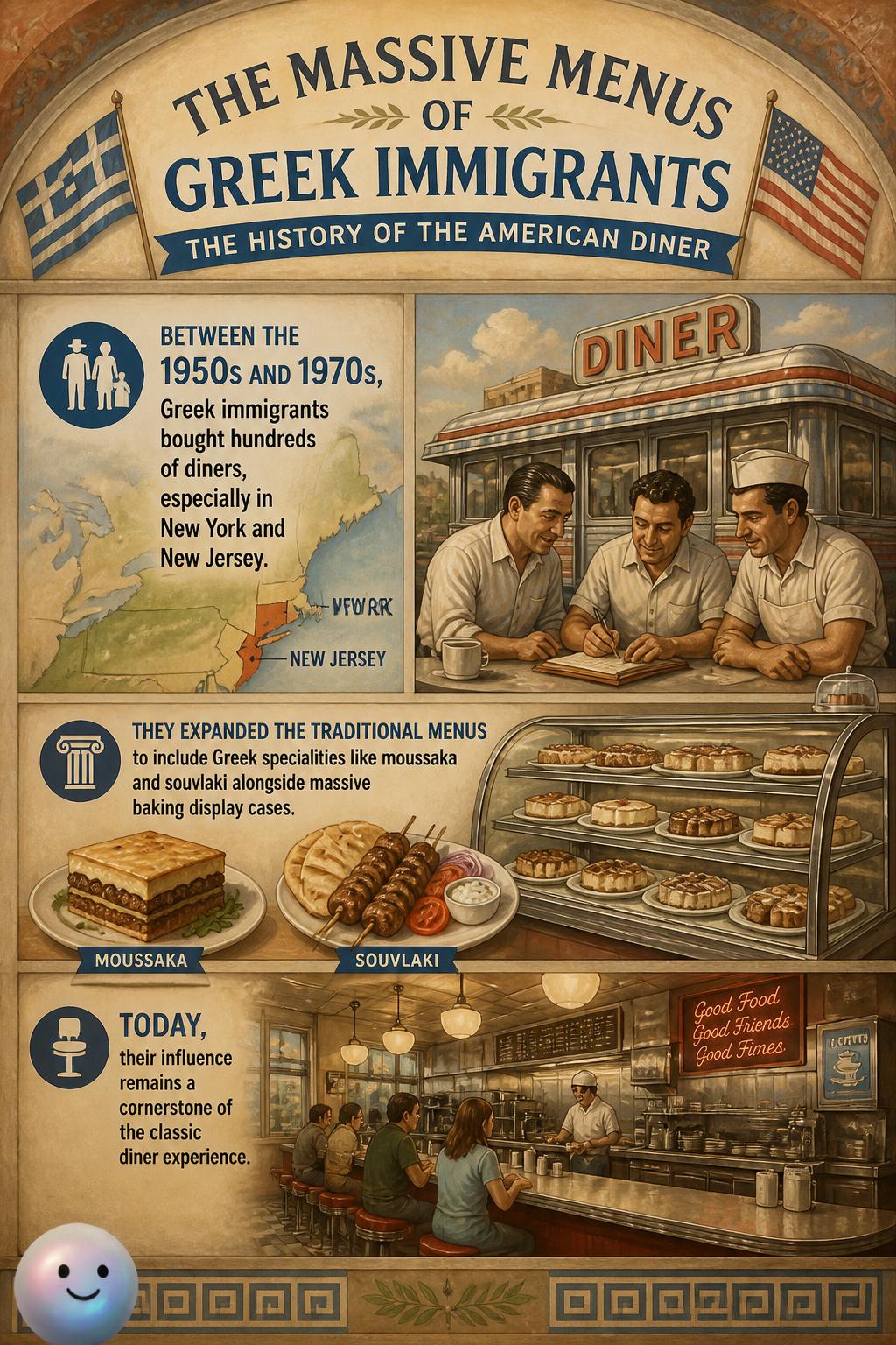 The massive menus of Greek immigrants