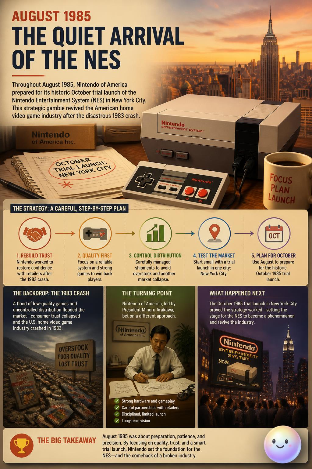 The quiet arrival of the NES