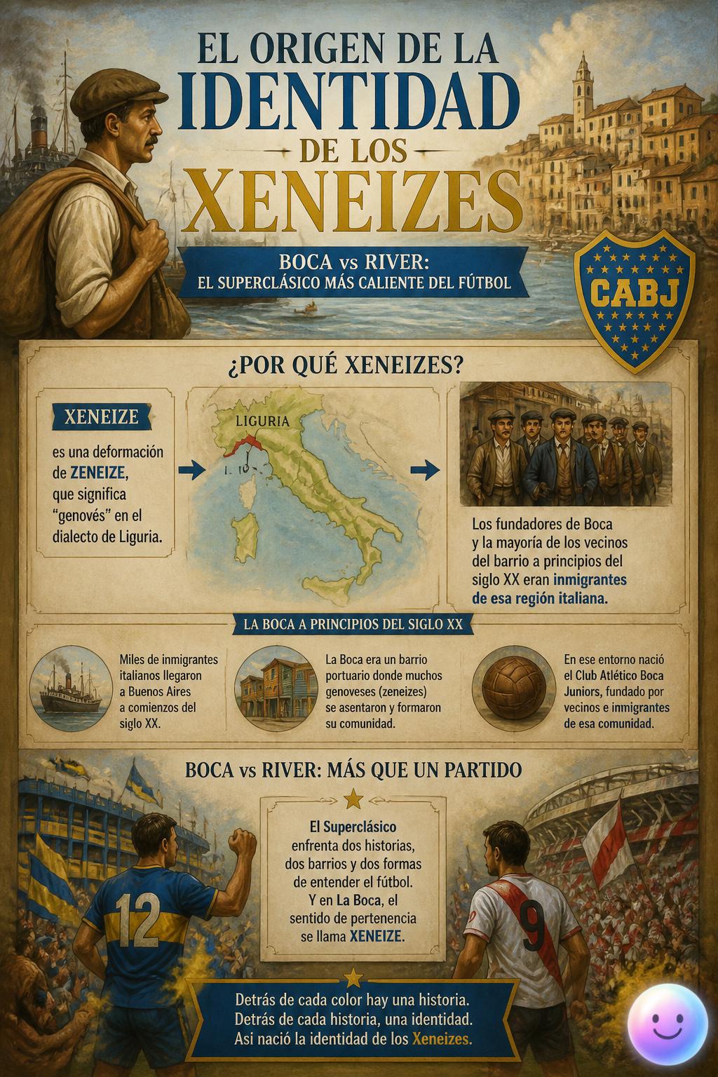 El origen de la identidad de los xeneizes