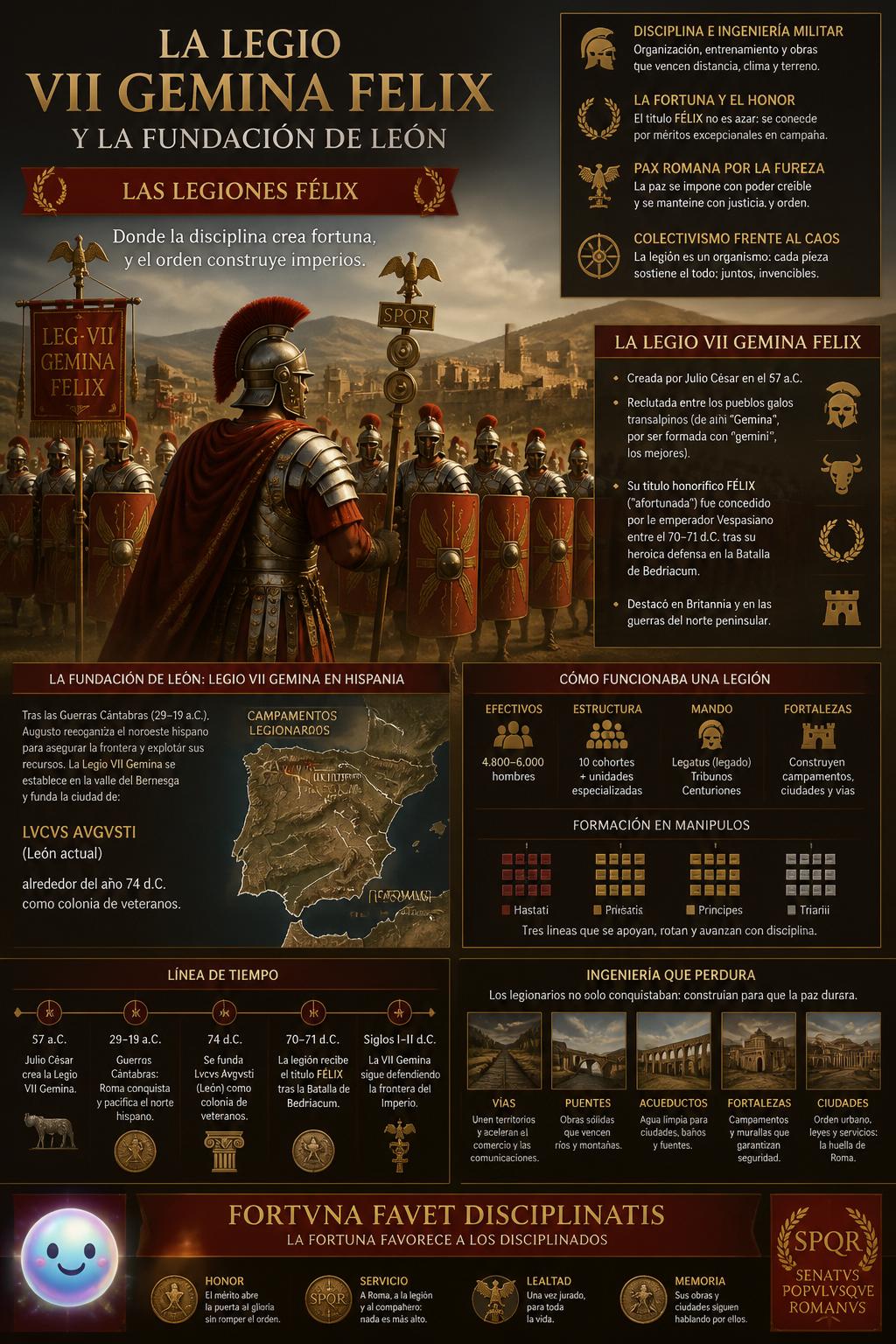 La Legio VII Gemina Felix y la fundación de León