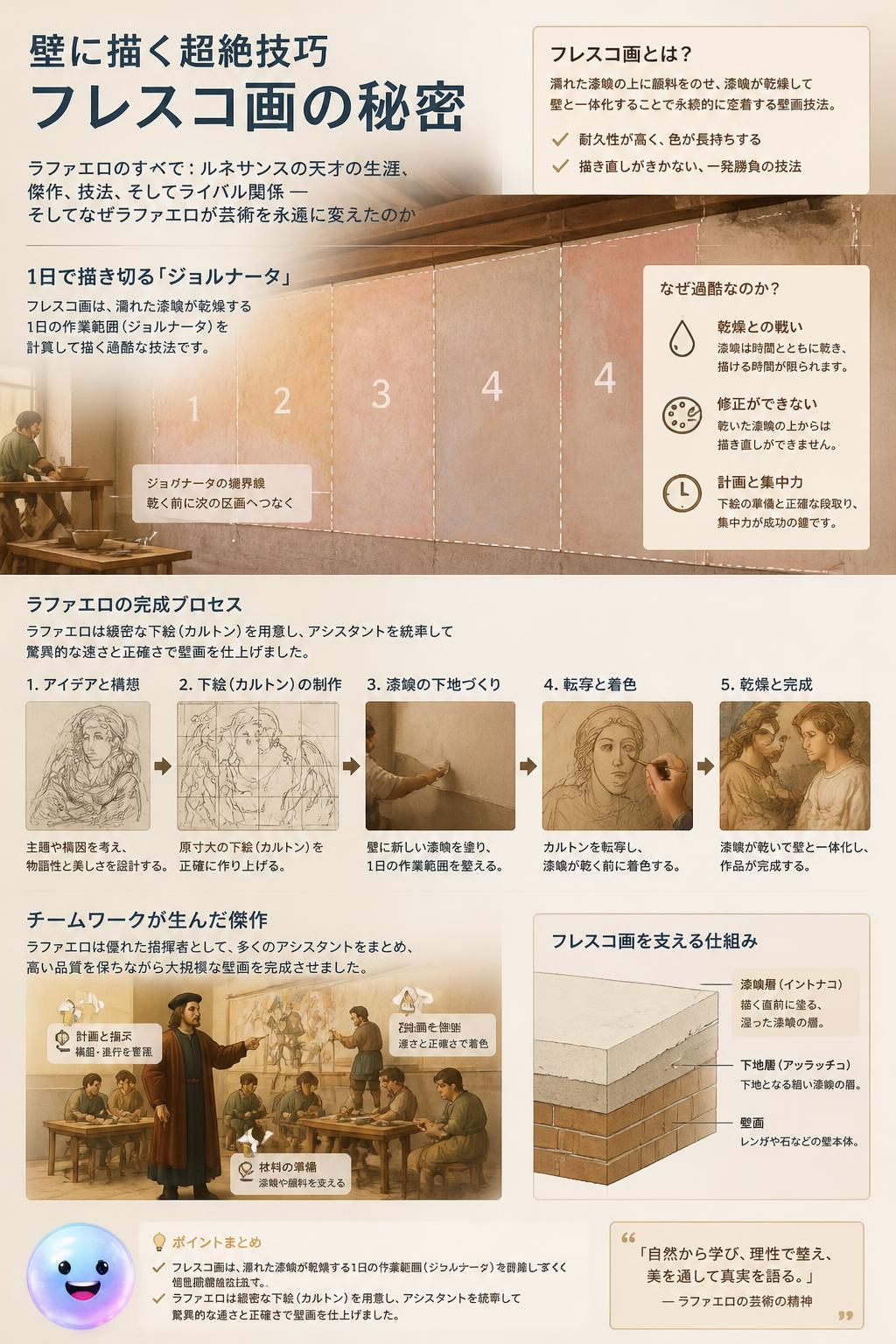 壁に描く超絶技巧「フレスコ画」の秘密