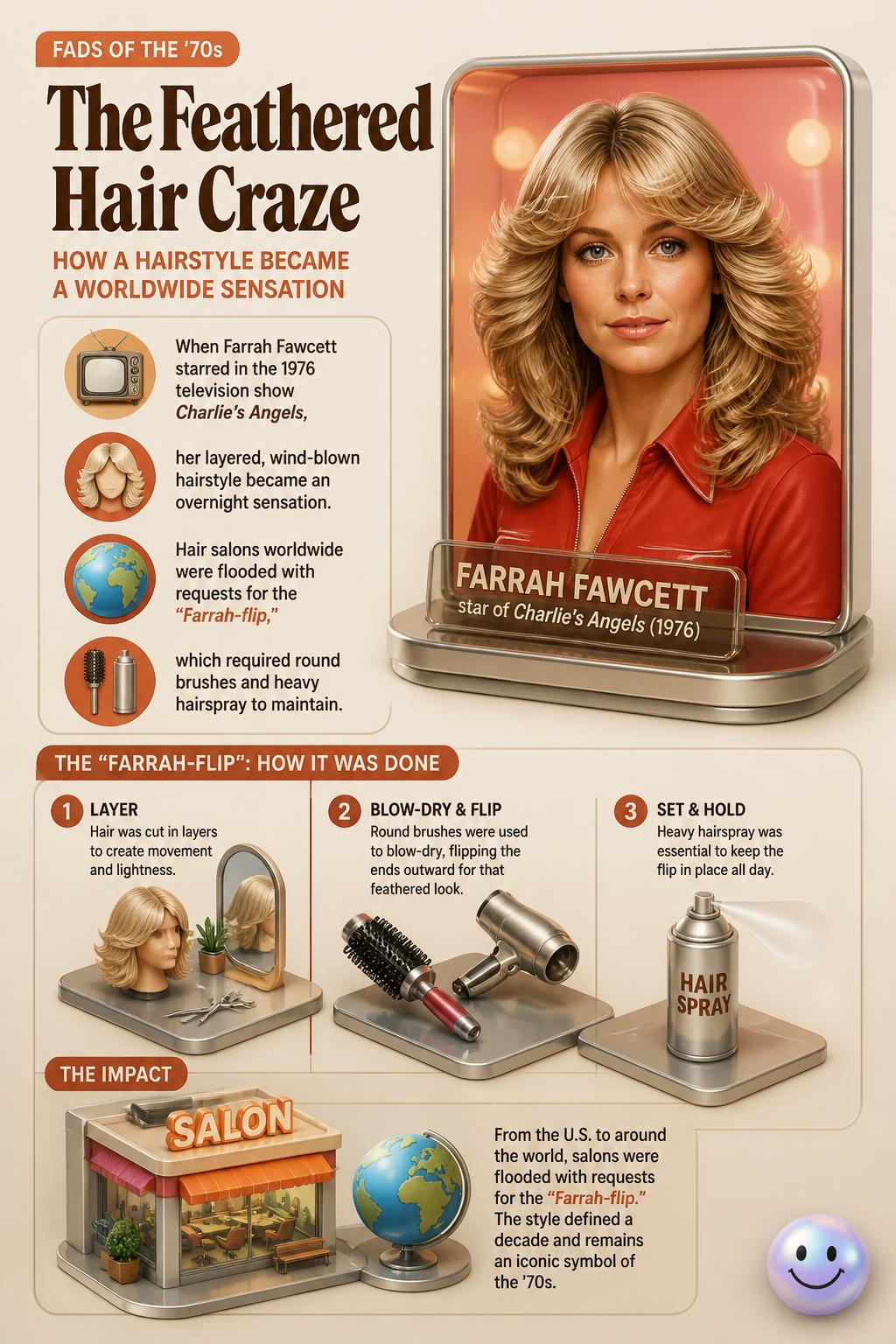 The feathered hair craze