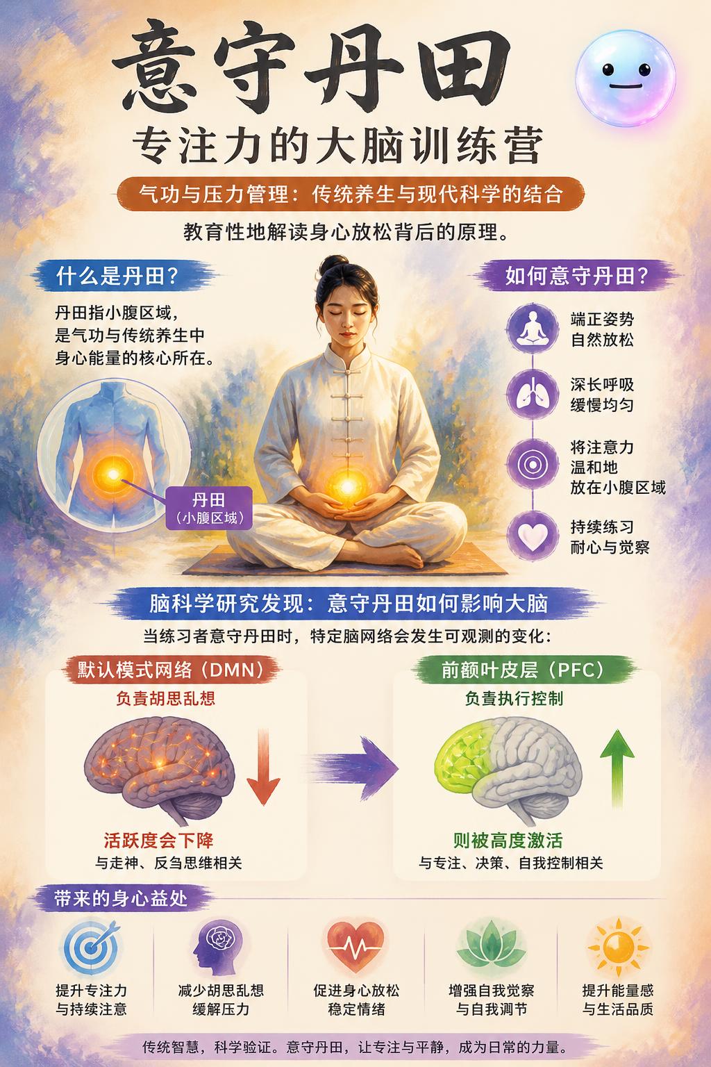 意守丹田：专注力的大脑训练营