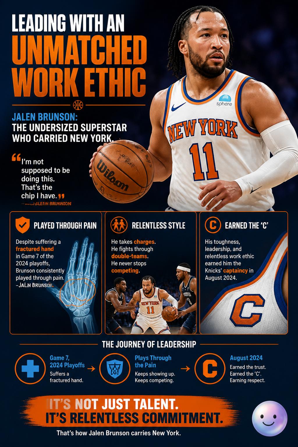 Leading with an unmatched work ethic