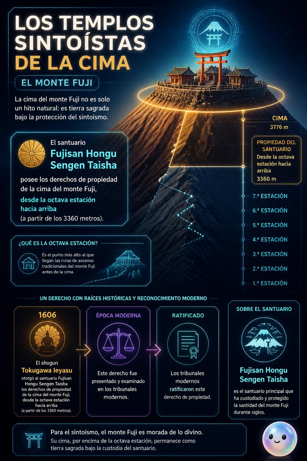 Los templos sintoístas de la cima