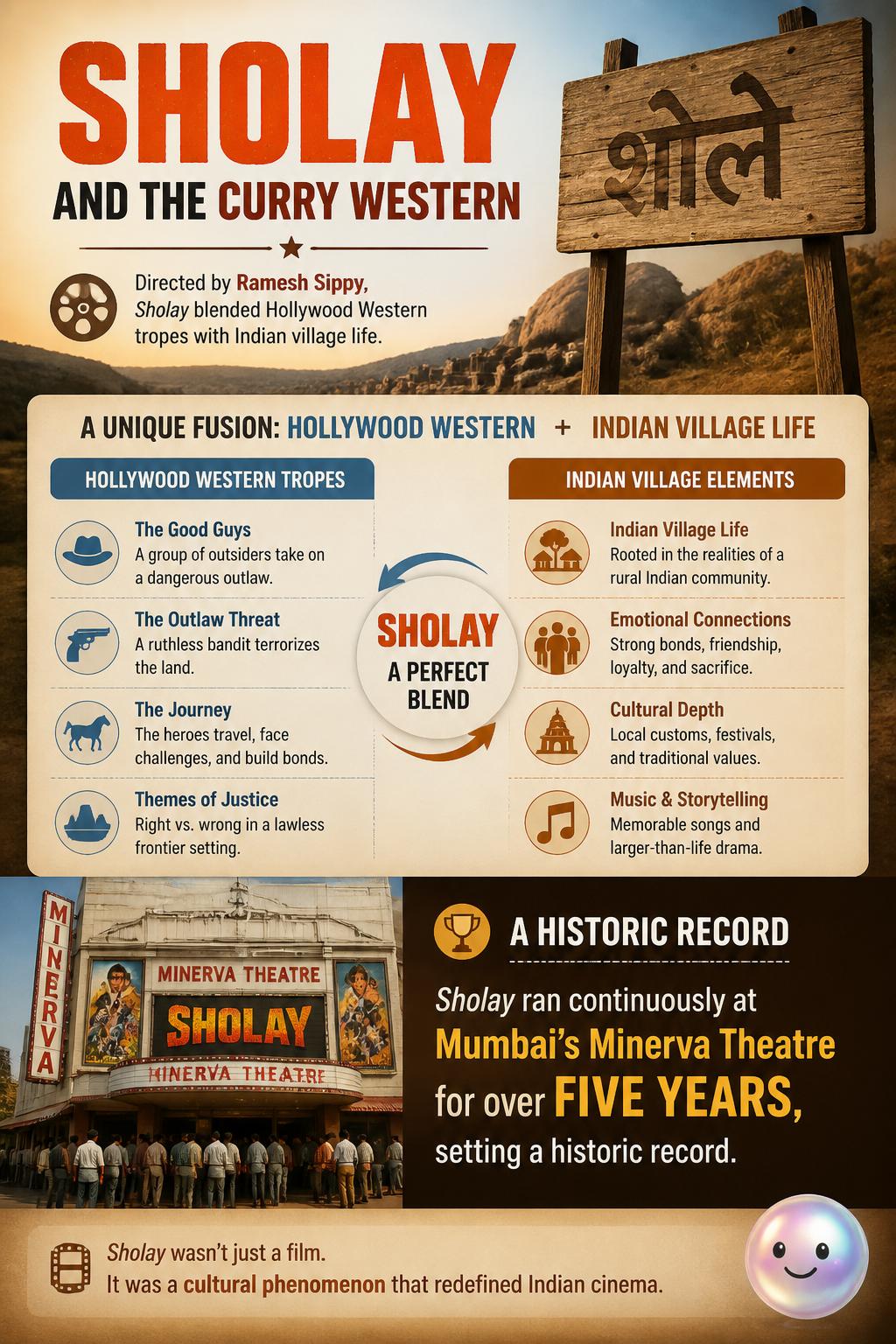 Sholay and the curry western