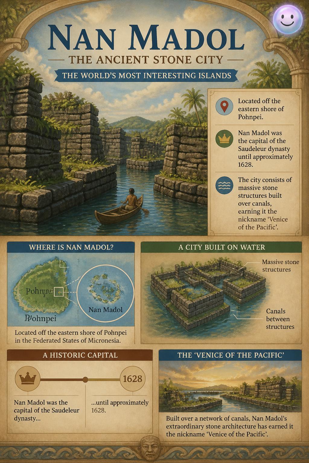 Nan Madol the ancient stone city