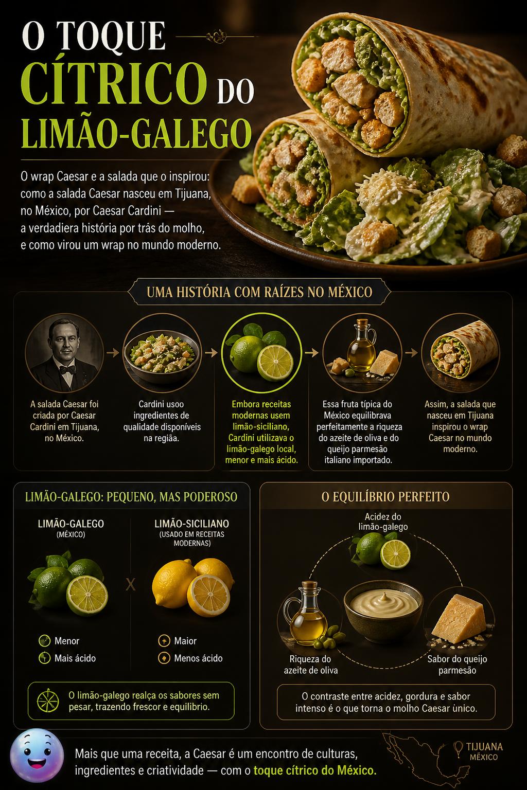 O toque cítrico do limão-galego