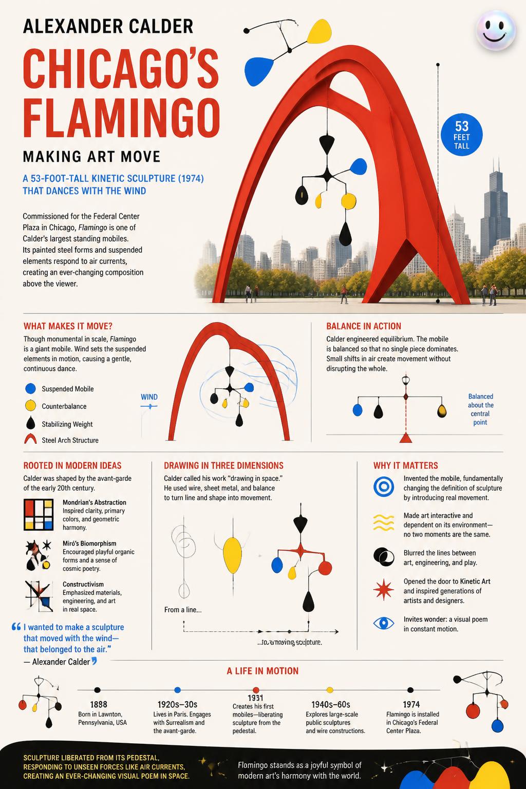 Chicago's giant red arch