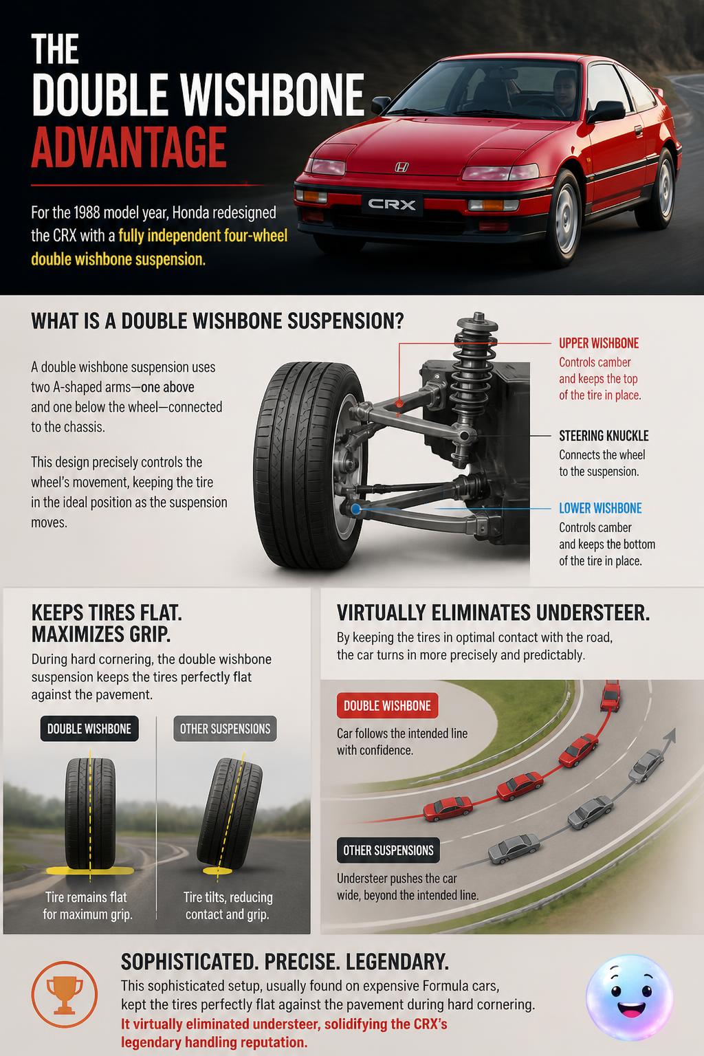 The double wishbone advantage