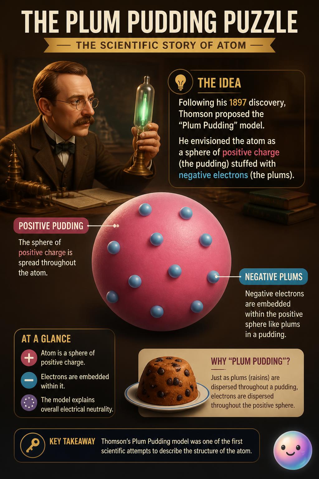 The plum pudding puzzle