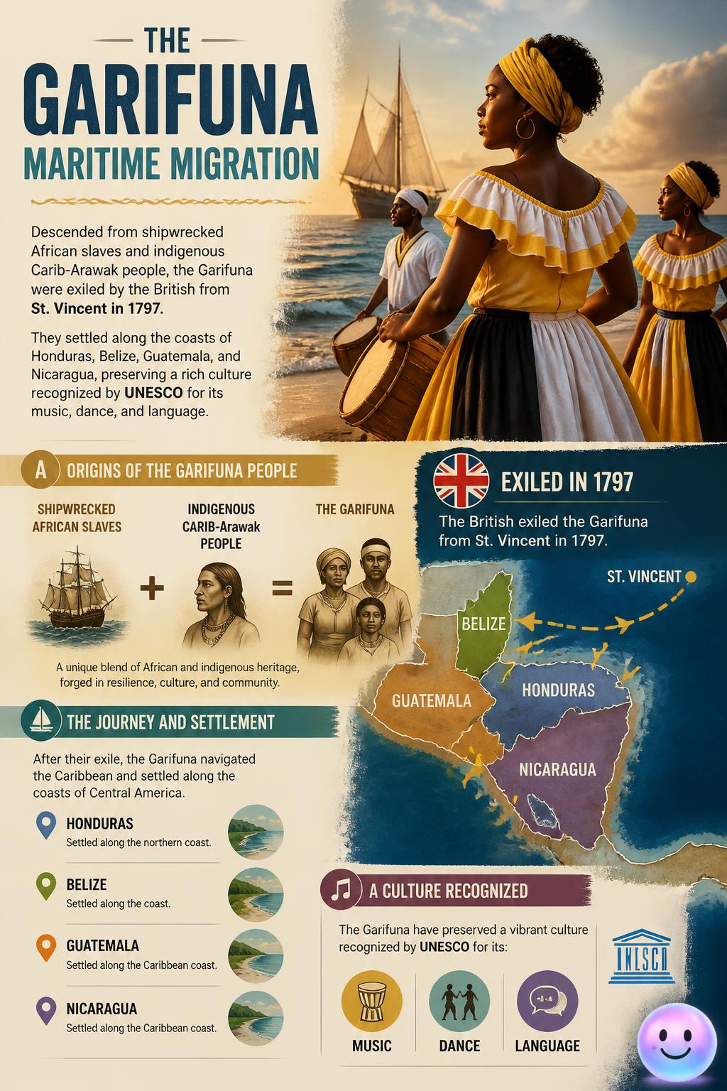 The Garifuna maritime migration