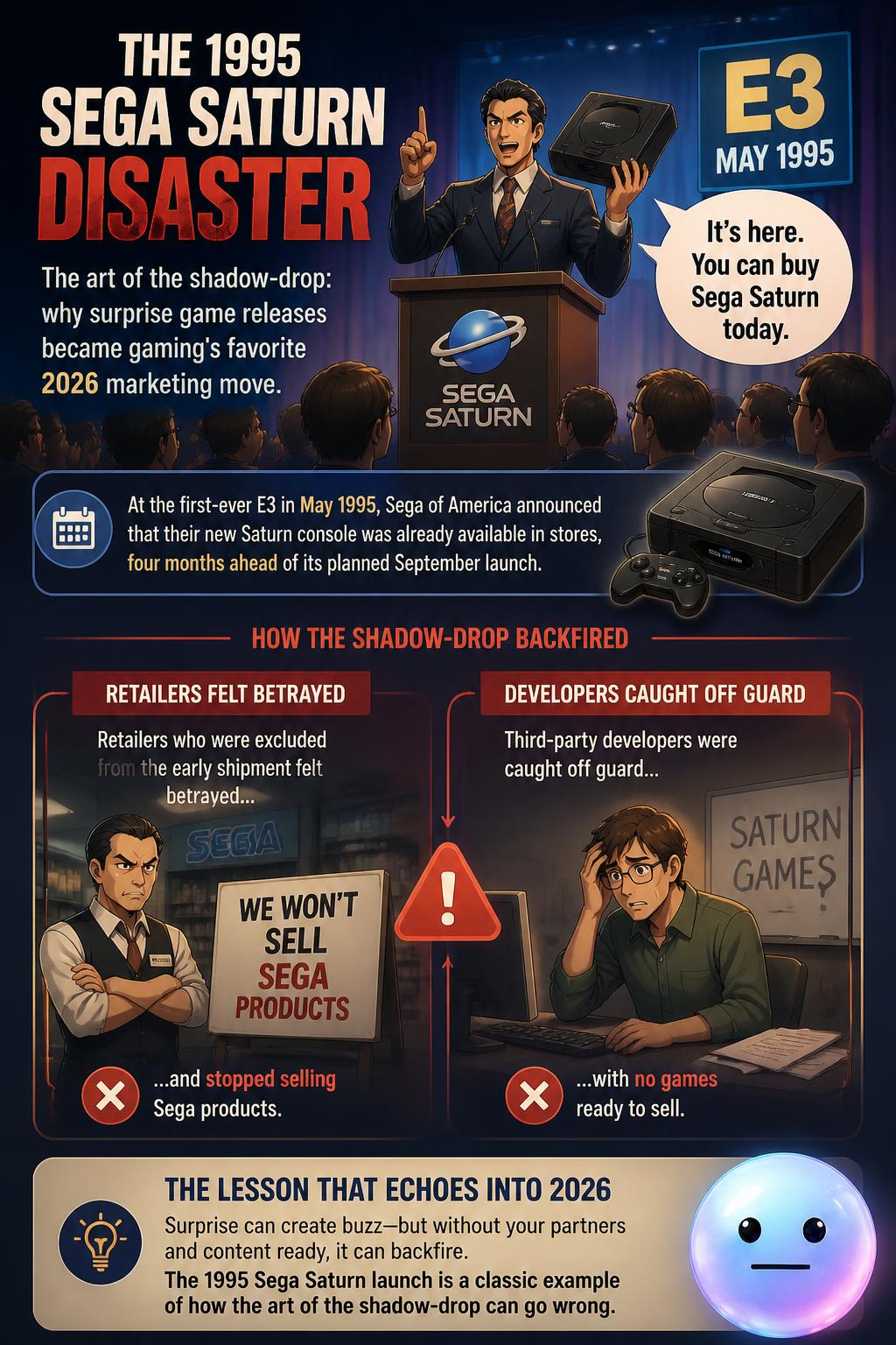 The 1995 Sega Saturn disaster
